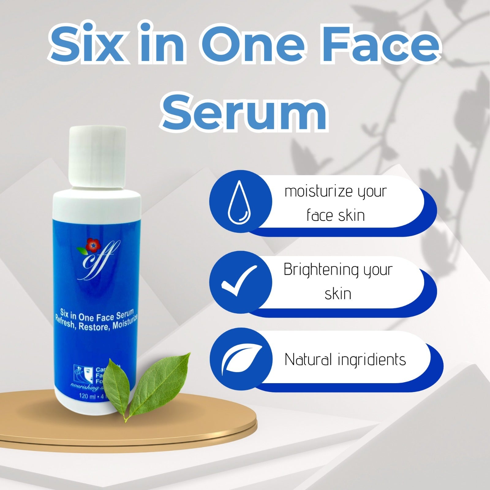 Six in One Face Serum - Carolyn's Facial Fitness